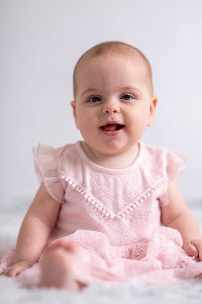Baby in pink