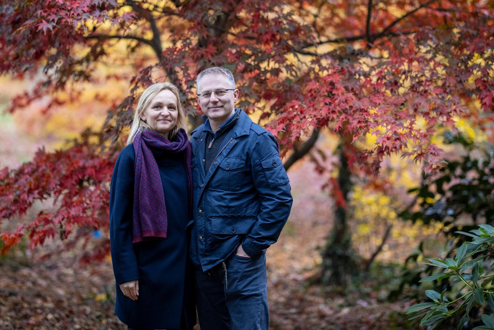 Couple in autumn