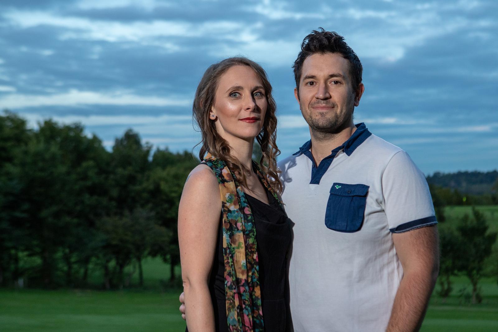 Couple at dusk